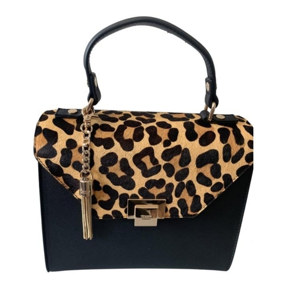 Dune London Handbags - Dune london leopard black purse.